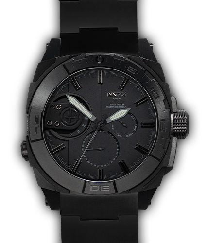 US-744X Black - Black Dial - Black Tit Band