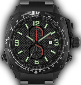 Cobra Black - Carbon Lumi Dial - Tit Band