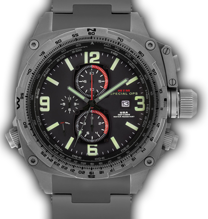 Cobra Grey - Black Dial - Tit Band