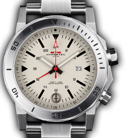 H-61 Silver-Tan Dial-Stainless Steel Band