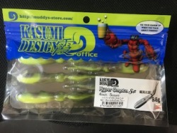 ハイパーオマタソフト４インチ　KD１１チャートキャラメルブルー　(5本入り)　霞エリア限定品