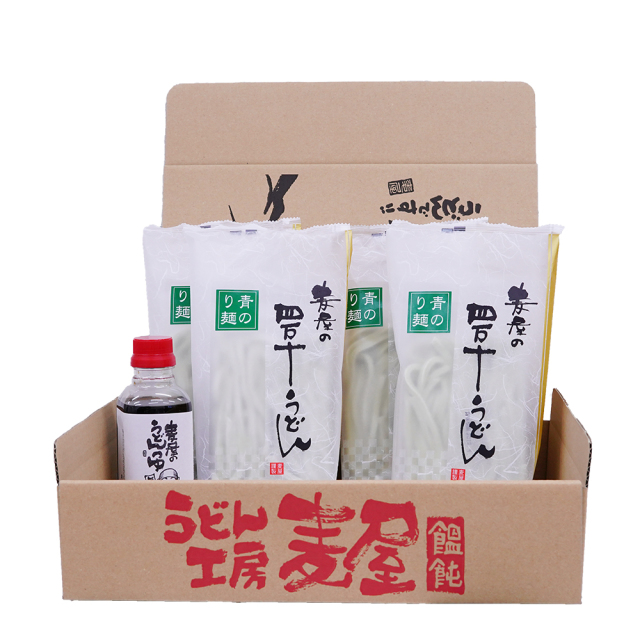 青のりうどんセット