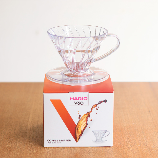 コーヒー豆通販MUI】ハリオ V60透過ドリッパー01 クリア VDR-01-T