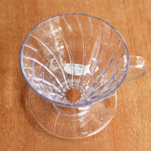 コーヒー豆通販MUI】ハリオ V60透過ドリッパー02 クリア VDR-02-T