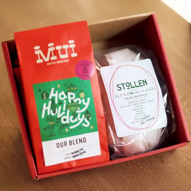 12/12以降発送分【クリスマスのギフト】シュトレンとコーヒー豆のセット