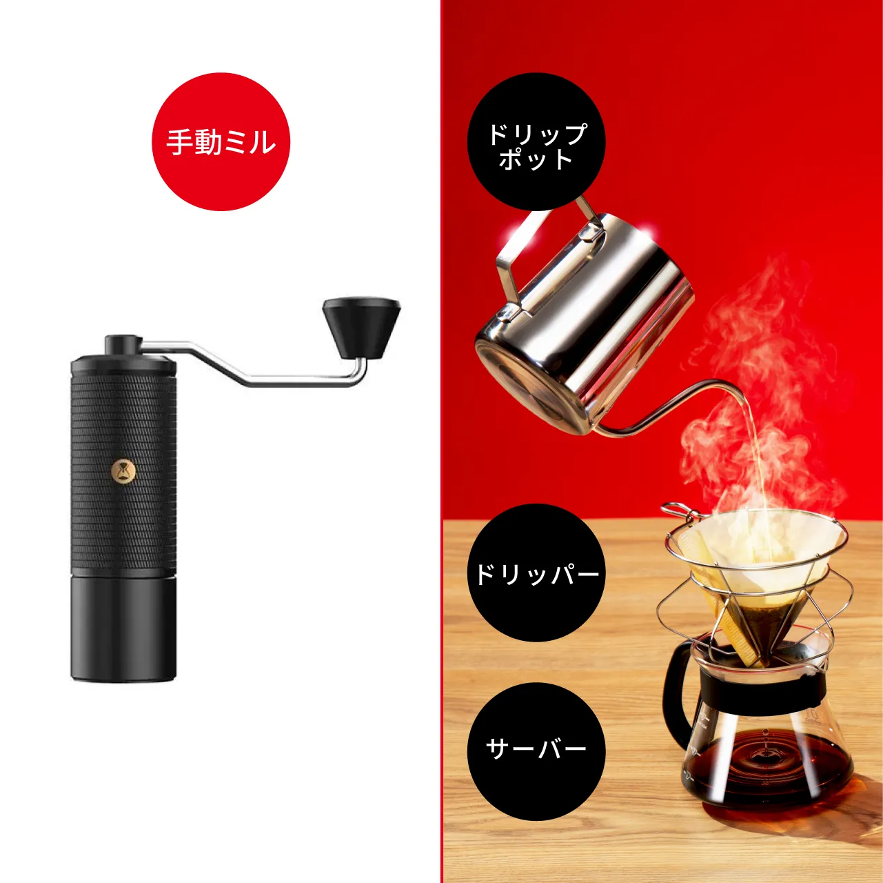 スターターセット（手動ミル）