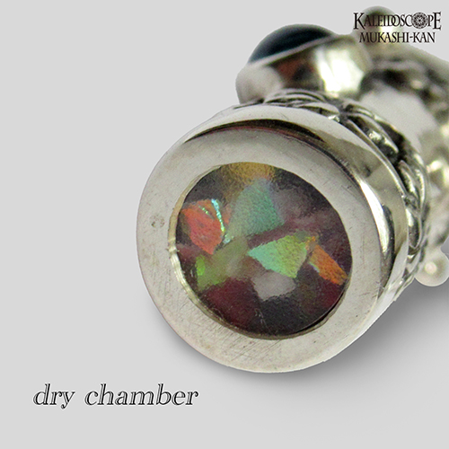 シルバーネックレス]Saturn_Floral band with Blue Topaz：Kevin