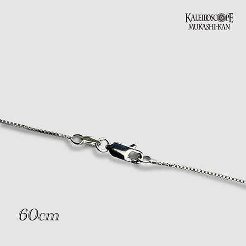 シルバーネックレス]Anodized Silver-Blue：Kevin & Deborah