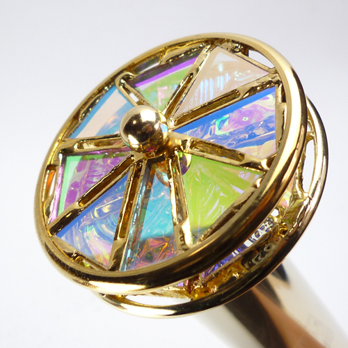 万華鏡：ホイール]スモール・カデット・ダイクロイック（ゴールド