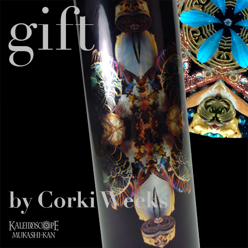 カレイドスコープ　万華鏡　Corki Weeks(コーキー・ウィークス) 万華鏡：オイル]Gift ギフト ：Corki Weeks コーキ・ウィークス