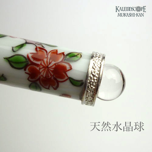 染錦桜花図