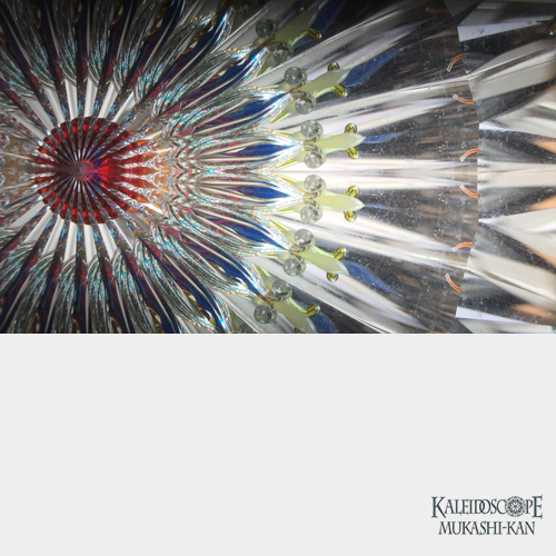 万華鏡　カレイドスコープ シルバー万華鏡:カレイド]レッドヘキサゴン・カレイドスコープ