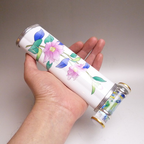 有田焼万華鏡：オイル]山茶花：有田焼（香蘭社）：中里保子 監修[送料無料]