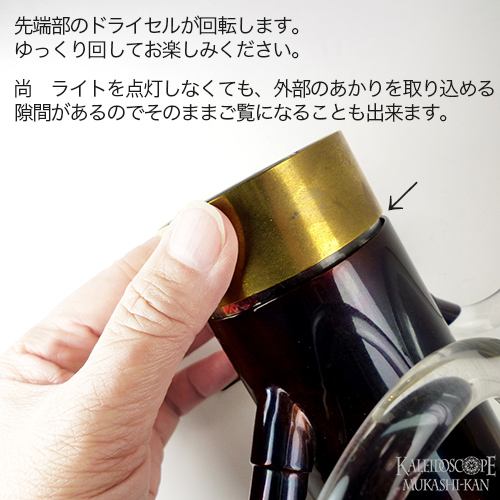 ロイコーエン　Roy Cohen  万華鏡 万華鏡：ドライチェンバー・スコープ］Violet Reef