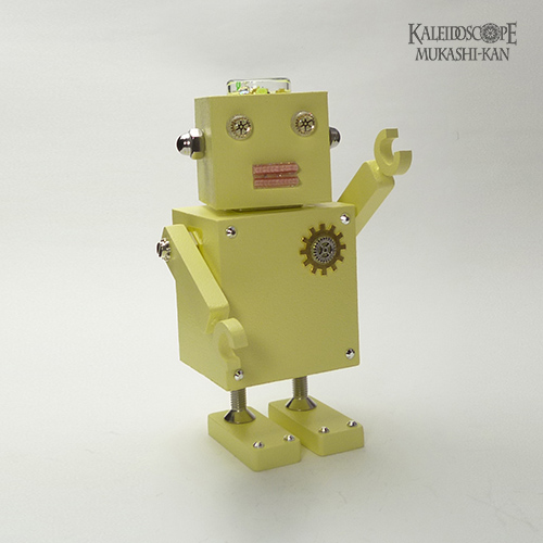 万華鏡：ドライチェンバー　ロボット万華鏡・ロポコ・黄色：Sumiko 万華鏡：ドライチェンバー】ロボット万華鏡・ロポコ・黄色
