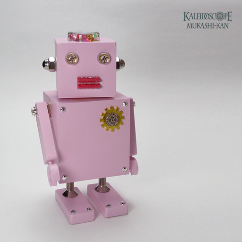 万華鏡：ドライチェンバー】ロボット万華鏡・ロポエ・桃色：Sumiko