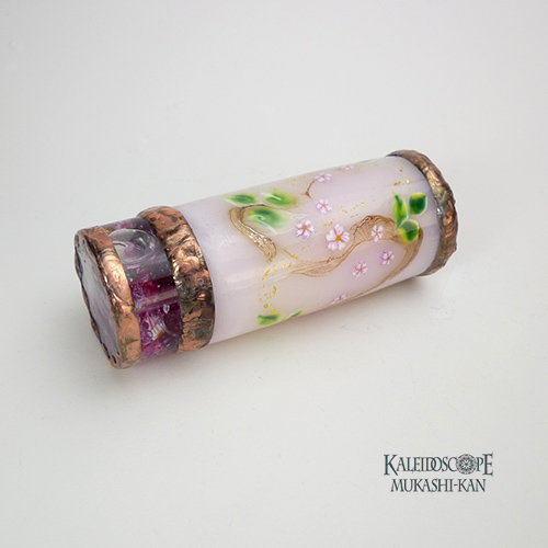 オイル万華鏡　薄桃 万華鏡：オイル]千秋万古 桜/桃色 ： 宇賀睦美[送料無料]