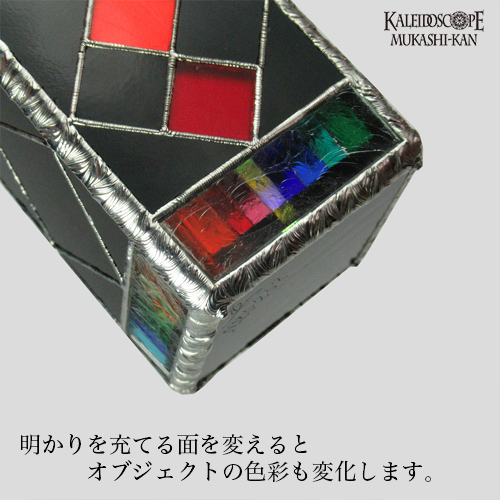 万華鏡：ドライ]匿匣・隅立・四割石・虹色明リ取リ付キ・黒ノ間・白磁