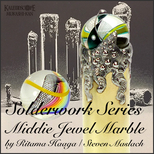 万華鏡：マーブル]Middie Jewel Marble Scope ミディー ジュエル