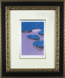 東山魁夷　「季の詩　九月」　1954年　卒寿記念　リトグラフ　額寸・476×566mm  商品画像