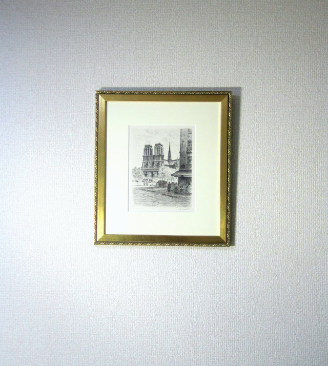 絵画専門店munay（ムナイ）・パリ風景画・チャペル「ノート