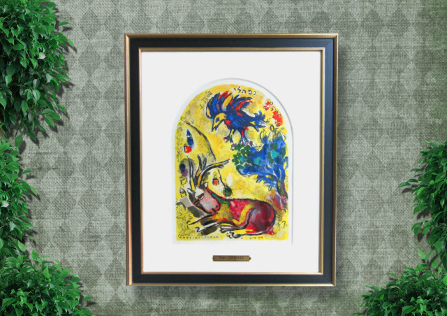 Marcel Vertes マルセル・ヴェルテス リトグラフ 物々しい 版画 
