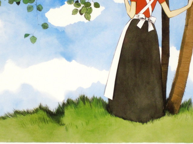 中原淳一 「無題」昭和46年 「女の部屋」挿絵 ・ ジクリー