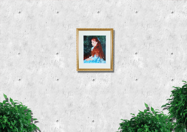 RENOIR ルノワール『創作と技法』挿絵本 リトグラフ P=A・ルノワール 「葡萄畑に立つ女」 | | アトリエ・ブランカ