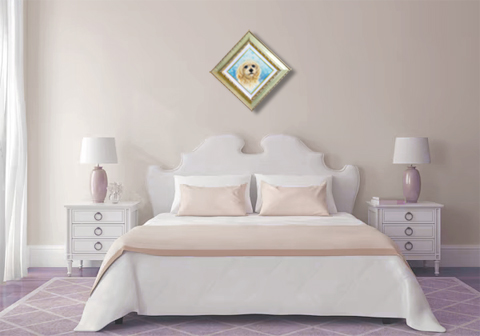 犬を描く人気日本画家・坂本直美「けれど空は 空は青」日本画S3（273