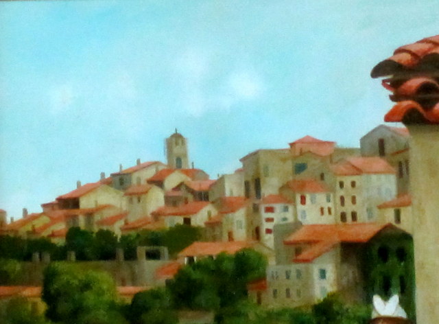 志村好子「カーニュ」フランス風景画・絵画専門店munay