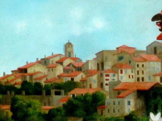 志村好子「カーニュ」フランス風景画・絵画専門店munay