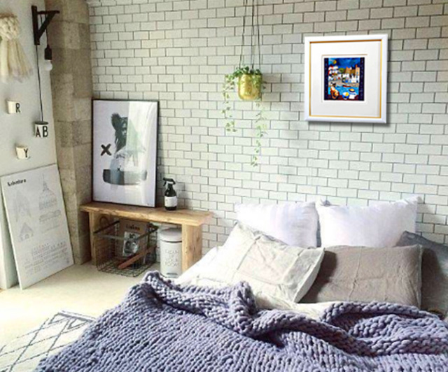 ブレンダ キング　リトグラフ　保証書付　フィッシャーマンズキャット　額入り ブレンダ キング リトグラフ 保証書付 フィッシャーマンズ