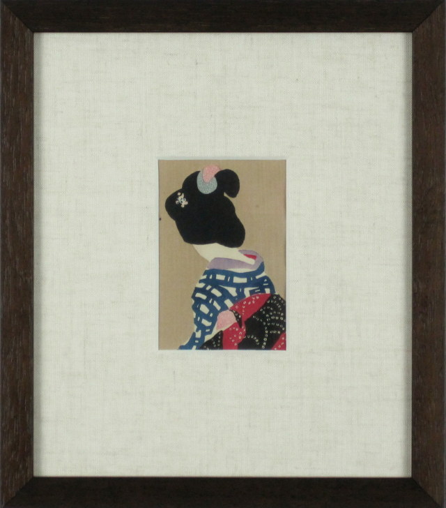 送料無料】絵画専門店munay（ムナイ）・竹久夢二「後ろ姿」木版画