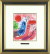 シャガール「ケンタウロスの母と子」１９５７年リトグラフ・額寸426×460mm