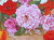 花の絵・　志村好子　「花盛り」　油彩　Ｐ３０　外寸950×1134mm