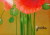 花の絵・志村好子　「ポピー」　油彩　Ｆ0　外寸402×363mm