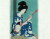 竹久夢二　「つまびき　」木版画　大正４年　「三味線草」より　外寸・330×400mm