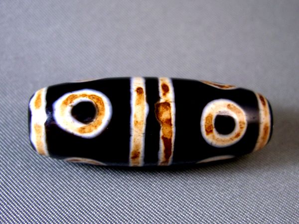 八眼天珠（はちがんてんじゅ） 老鉱（老礦）龍紋 LB-2 天珠/曼荼羅