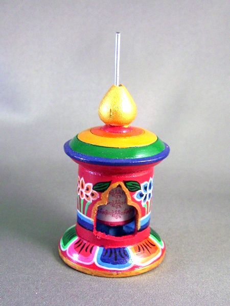 マニ車天珠 マニ車 卓上用 （ブータン） 天珠/曼荼羅/仏画（タンカ）の通販・販売