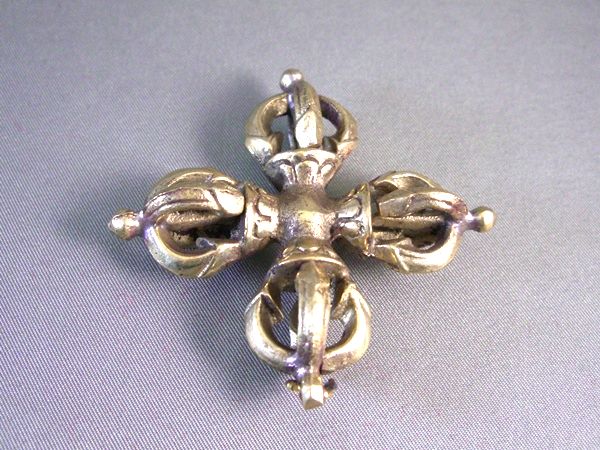 羯磨 ダブルドルジェ A 天珠/曼荼羅/仏画（タンカ）の通販・販売