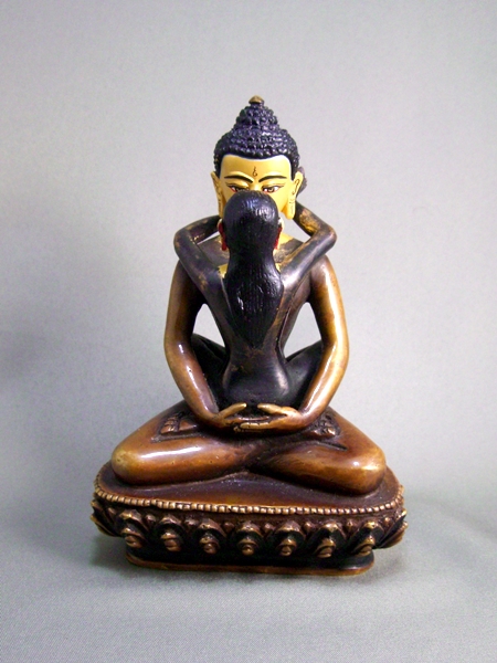 チベット仏像 クンツーザンポ 普賢菩薩 1 天珠/曼荼羅/仏画（タンカ