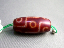 九眼天珠（きゅうがんてんじゅ） 老鉱（老礦）龍紋 LR-1 天珠/曼荼羅