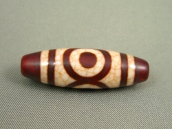 三眼天珠（さんがんてんじゅ） 龍紋 R 天珠/曼荼羅/仏画（タンカ）の