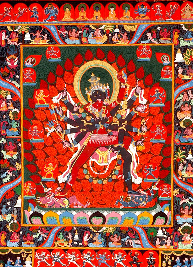 コルロデチョク 最勝楽タントラ 降三世明王 L1 【シルク布軸装