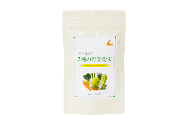 【公式】村田食品の7種の野菜粉末 30g入/約1ヶ月分 ・国内産の良質な野菜を100％使用した野菜パウダーです