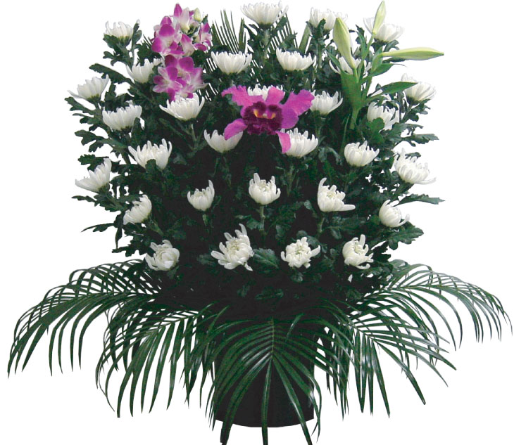 【送料無料】供花・仏スタンド1段（お悔やみ用・お通夜・告別式・法事用）