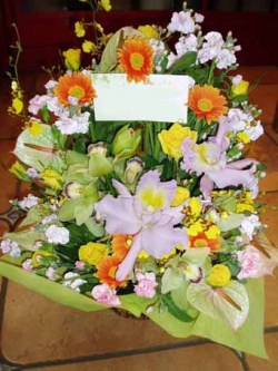 【送料無料】お見舞いアレンジメントフラワー2