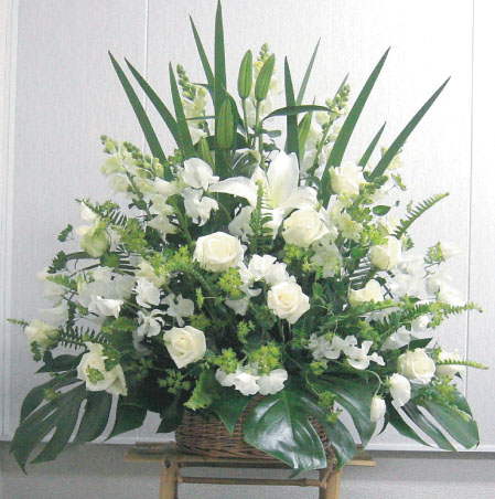 【送料無料】枕花（お悔みの花・お供え・法事・ご命日に）