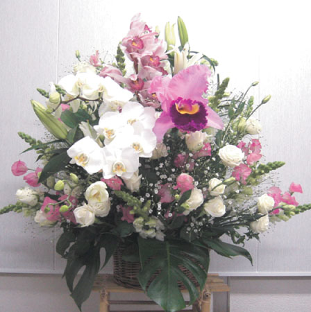 【送料無料】枕花（お悔みの花・お供え・法事・ご命日に）