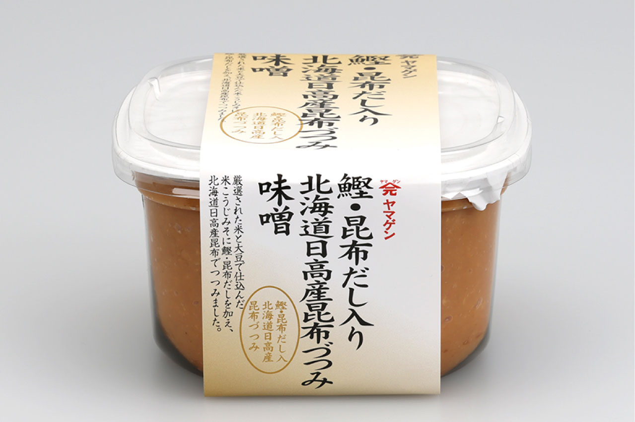 昆布の旨みたっぷり!　鰹昆布だし入り昆布つつみ味噌　750g【山元醸造/1390】